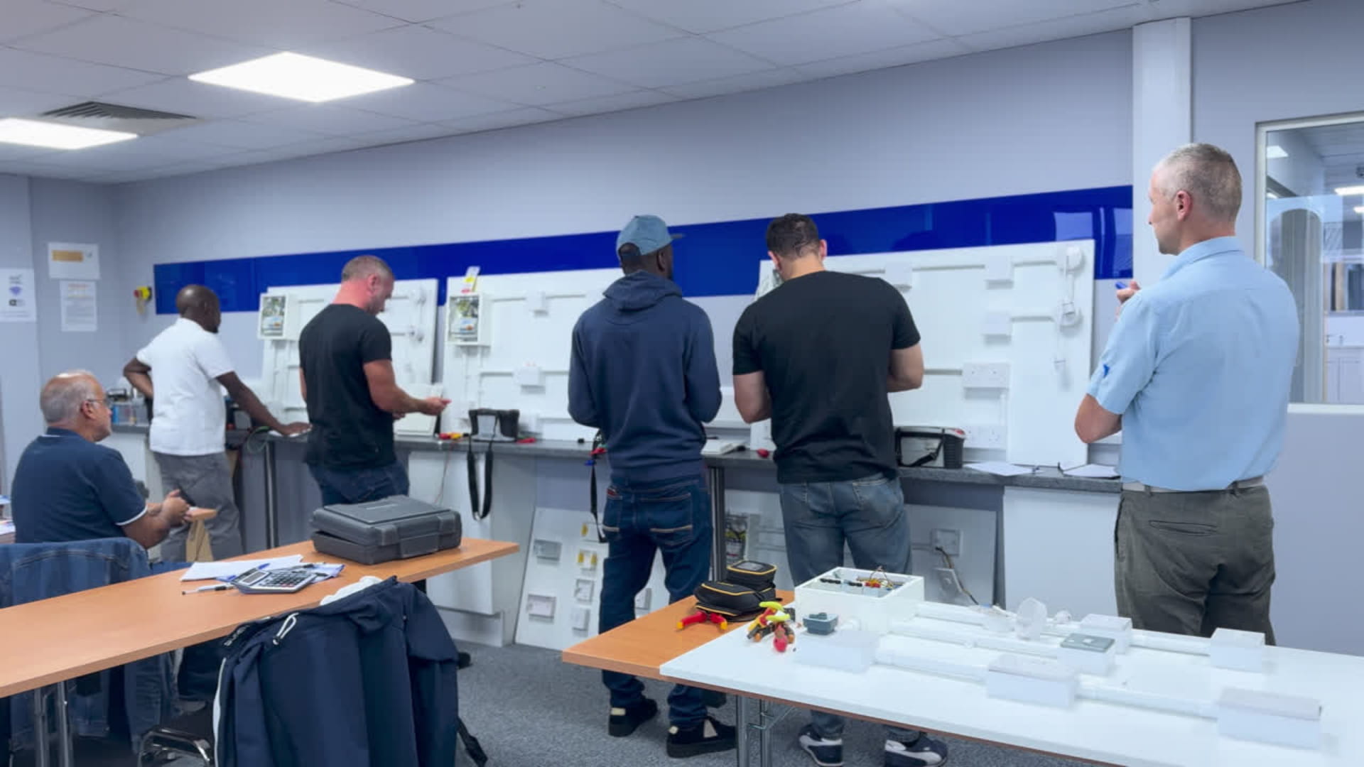A Logic4training Safe Electrical Isolation class completing their training