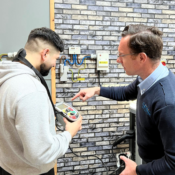 A Logic4training EVC candidate completing their training