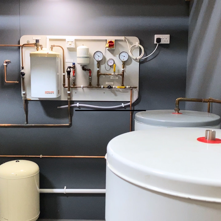A Logic4training hot water system rig for their HWSS course