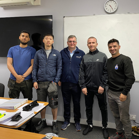 A Logic4training hot water system safety class after their training