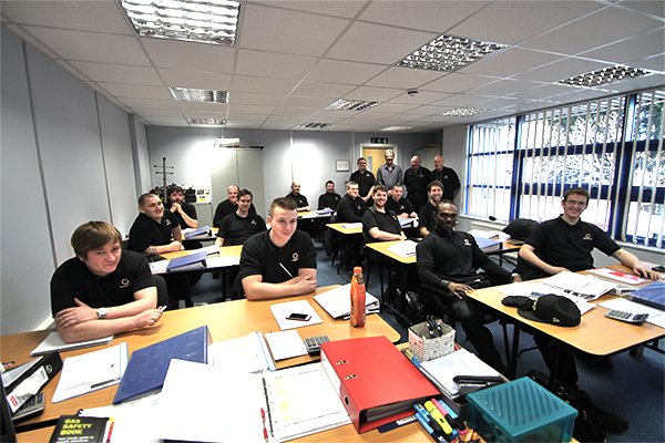 DSG apprentices in class