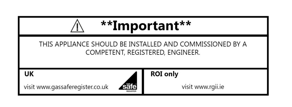 Gas Safety label