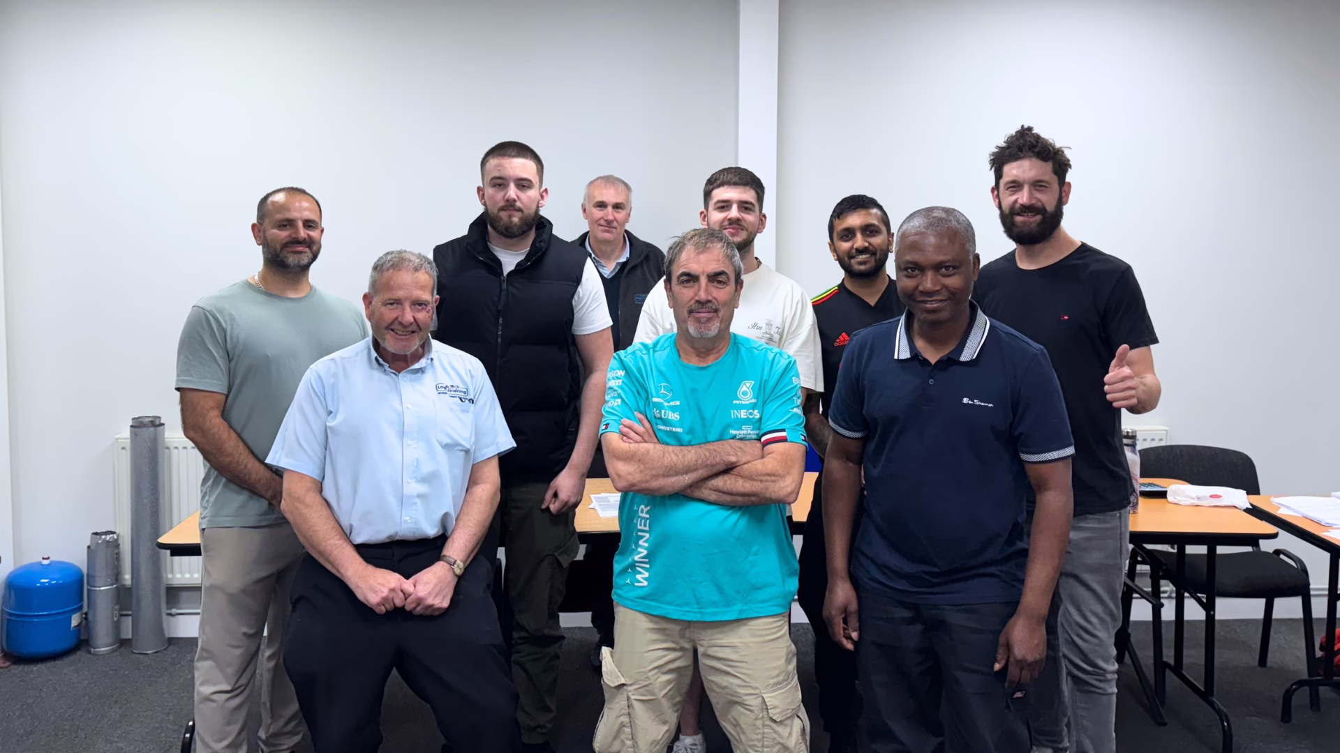plumbers after their Operatives Legionella Course at Logic4training