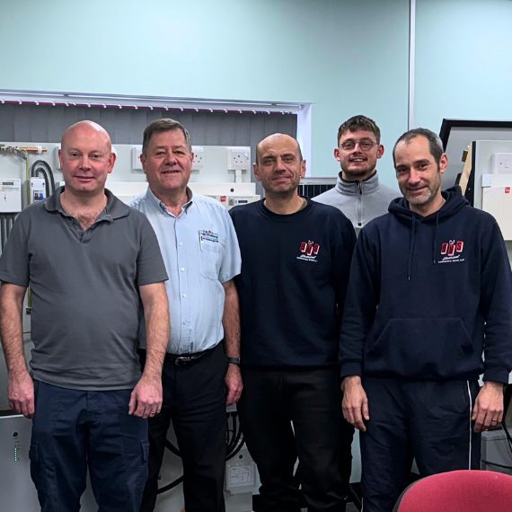 A Logic4training battery storage class after their course