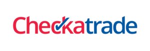 red and blue checkatrade logo