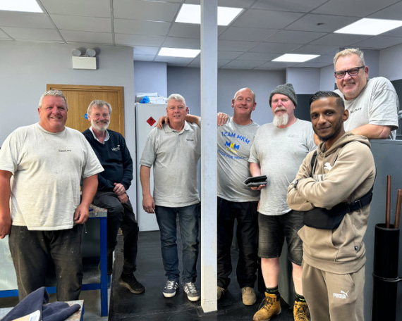 A plumbing NVQ category 3 class photo