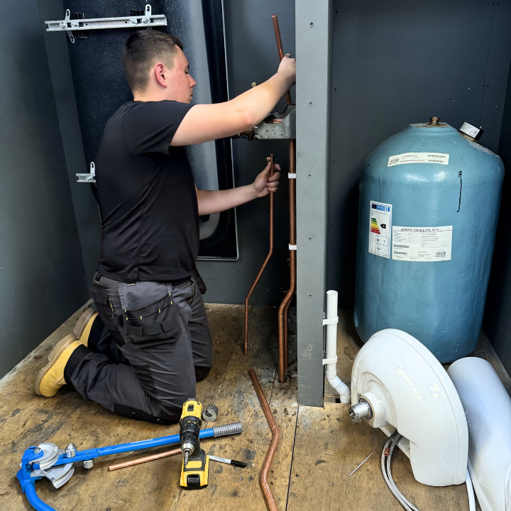 a Logic4training plumbing student that works for one of the UK's most respected companies