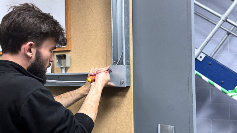 A Logic4training student working to complete the AM2 Assessment