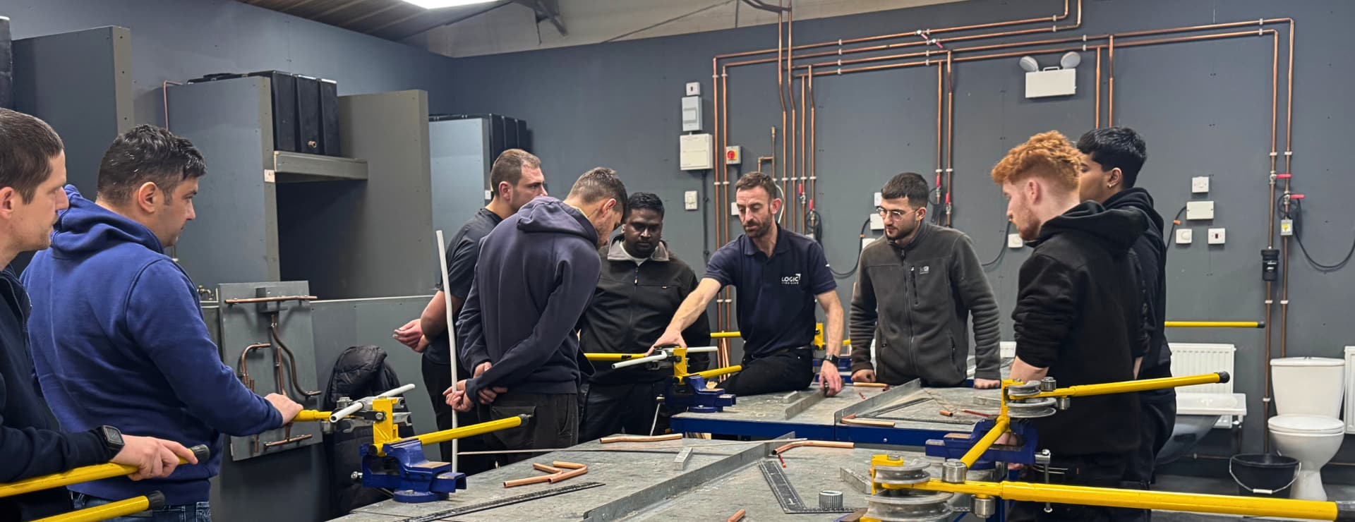 plumbing training at Logic4training, an LCL Awards approved training centre