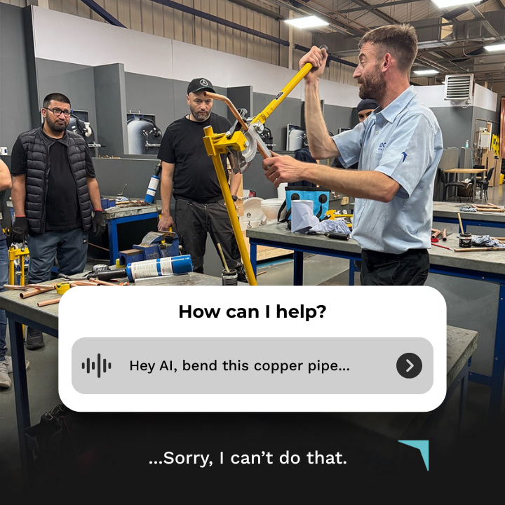 ai chat being asked to bend a copper pie
