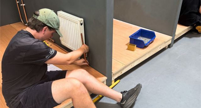 plumbing student training to become a plumber as they were worried about AI and decided to rethink going to university