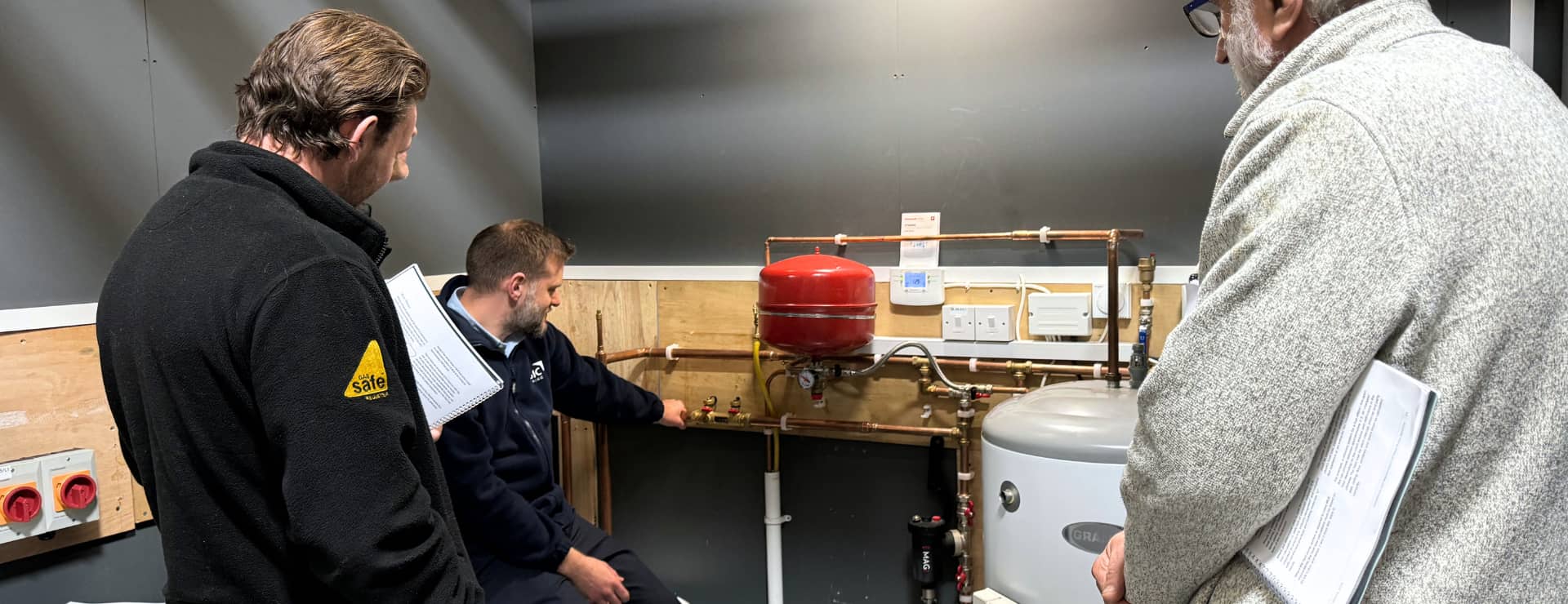Logic4training's air source heat pump training course