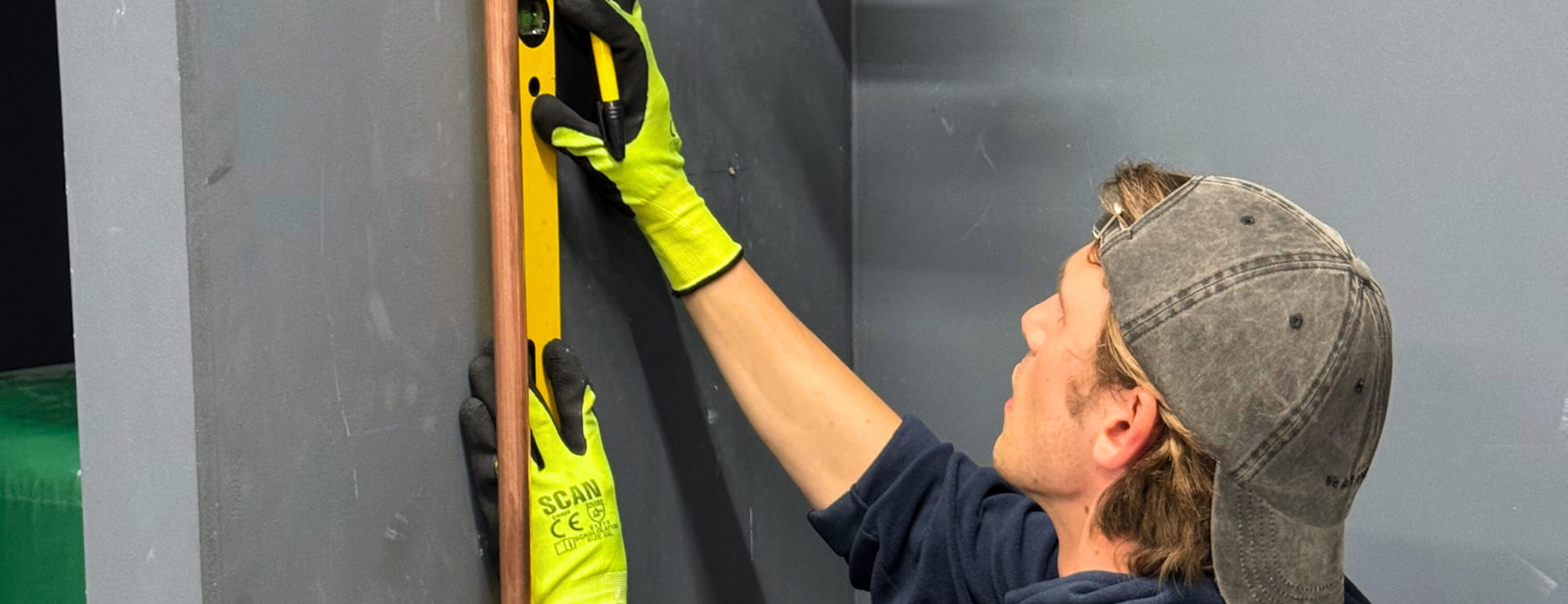 a logic4training plumbing student completing their training after deciding to learn a trade
