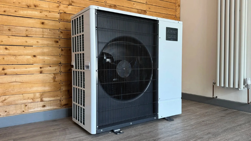 Heat pump in a home