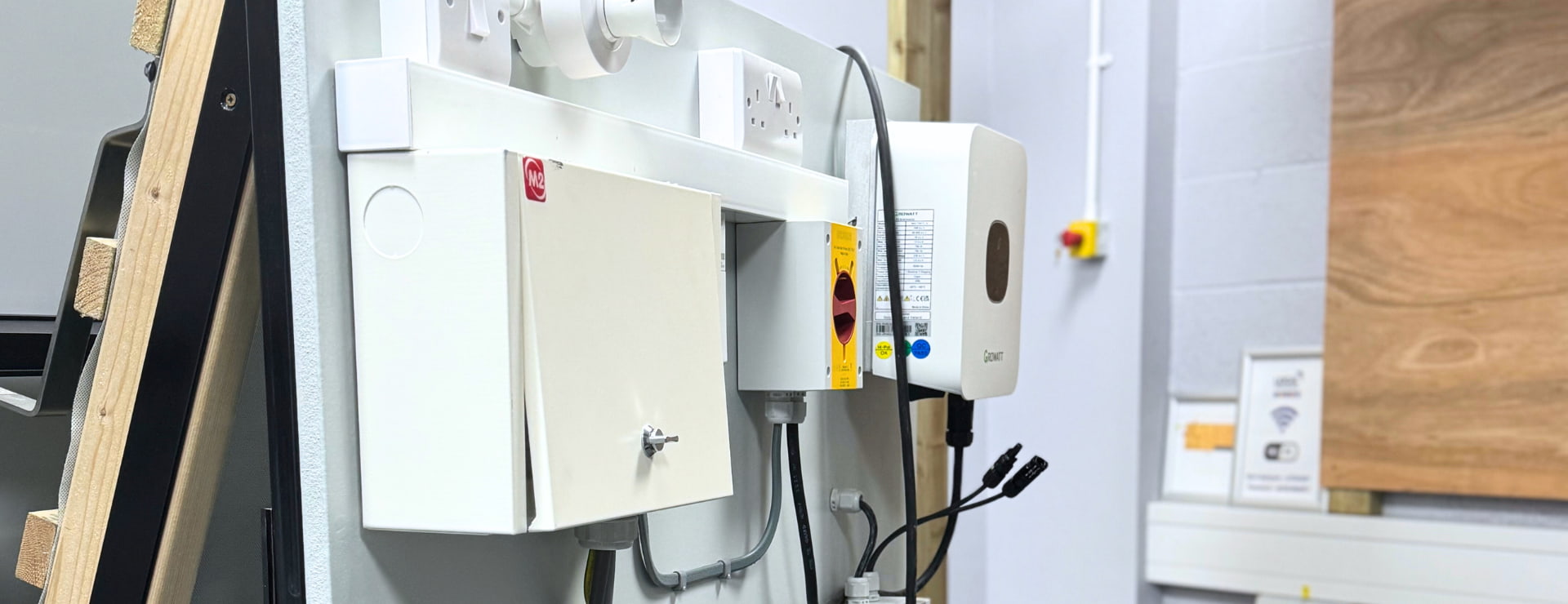 one of Logic4training's solar pv training rigs