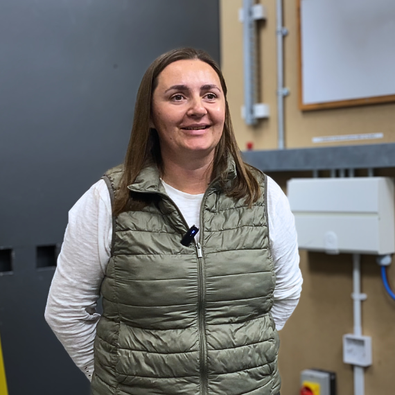 Olha, a Logic4training student after her AM2 assessment