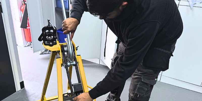 City & Guilds 2355 Level 3 Electrical NVQ candidate working to the qualification