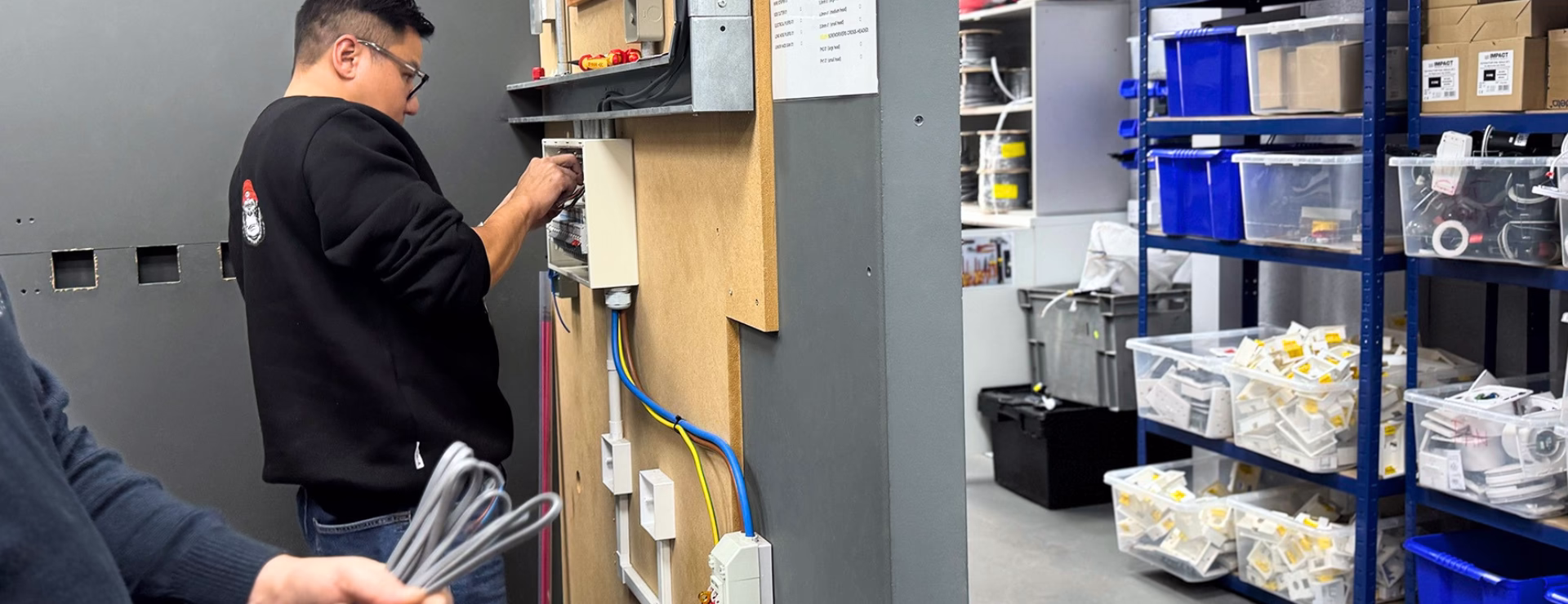 an electrical experienced worker