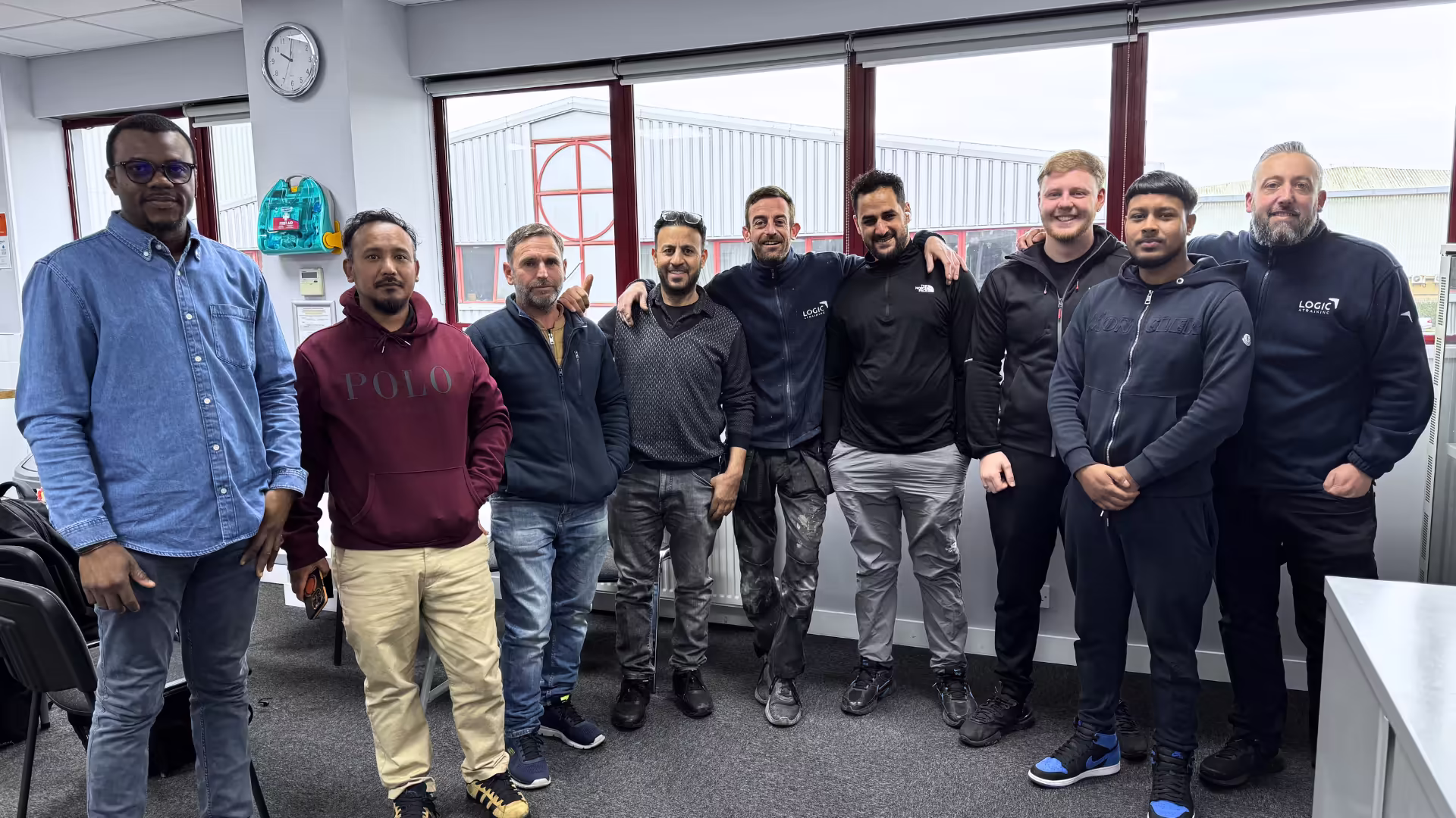 A Logic4training Level 2 Plumbing Diploma class after completing the course
