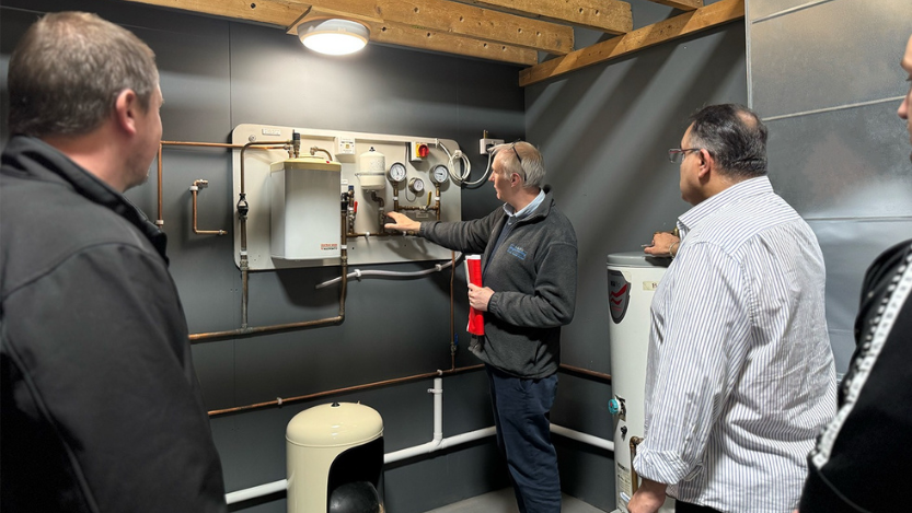 A Logic4training Hot Water Systems & Safety class completing their course