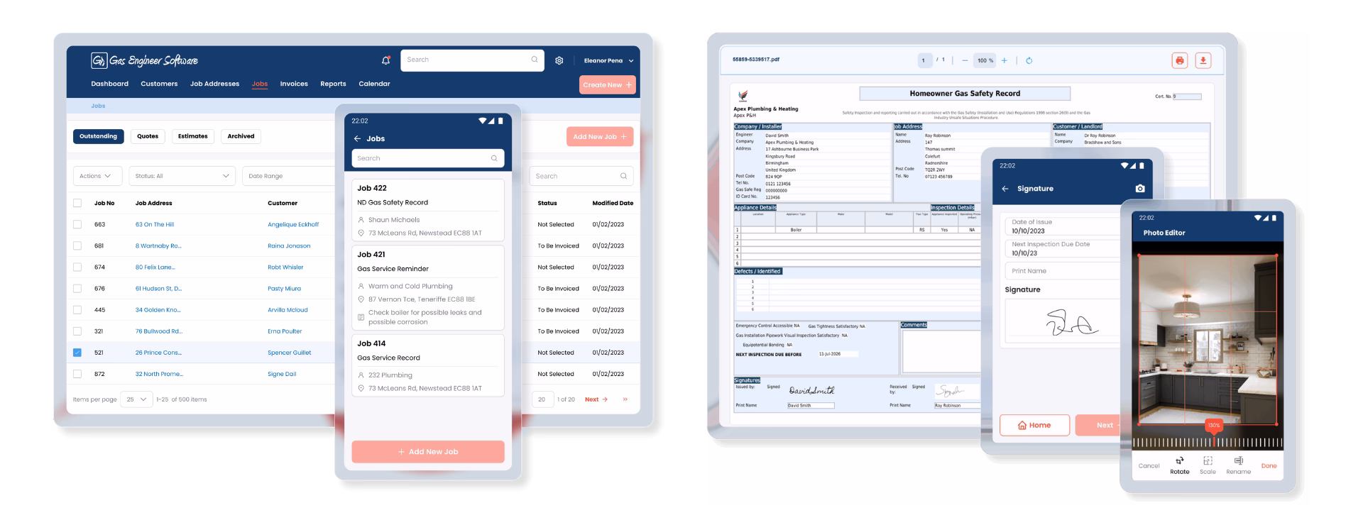 Gas Engineer Software platform